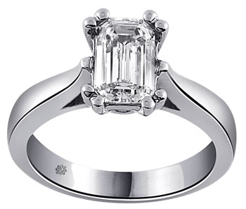 1.01 Carat Erika Diamond 14Kt White Gold Engagement Ring